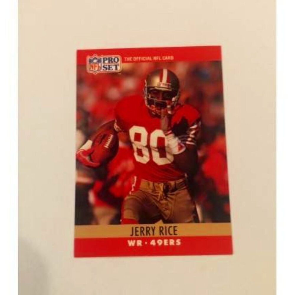 1990 Pro Set Football Card #295 Jerry Rice 49ERS (MISC1)